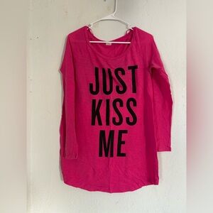 Victoria’s Secret/ Pink long sleeve night gown